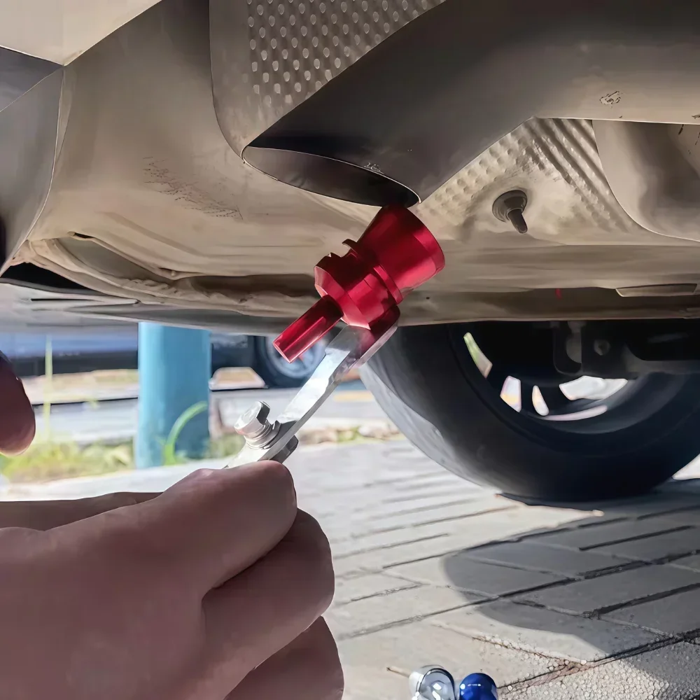Apito de Som Turbo Preto Universal para Carro, Dispositivo de Modificação de Veículo, Simulador de Som Turbo para Tubo de Escape, Silenciador Turbo