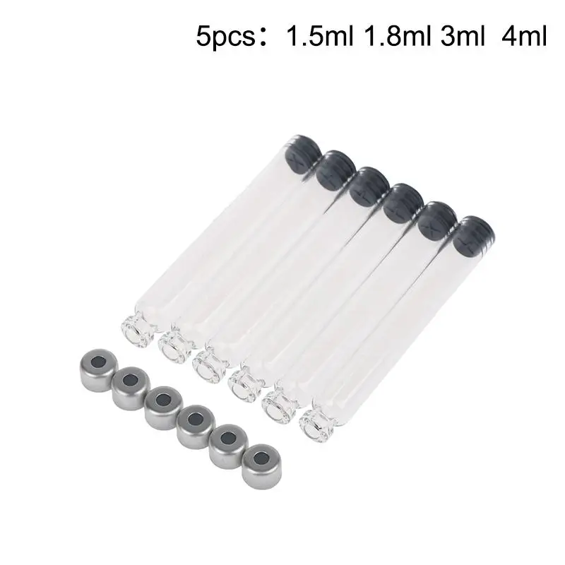 5Pcs Empty Insulin Cassette Bottle 1.5/1.8/3/4ml Individual Packaging Cartridges Replacement For Lilly Insulin Injection Pen