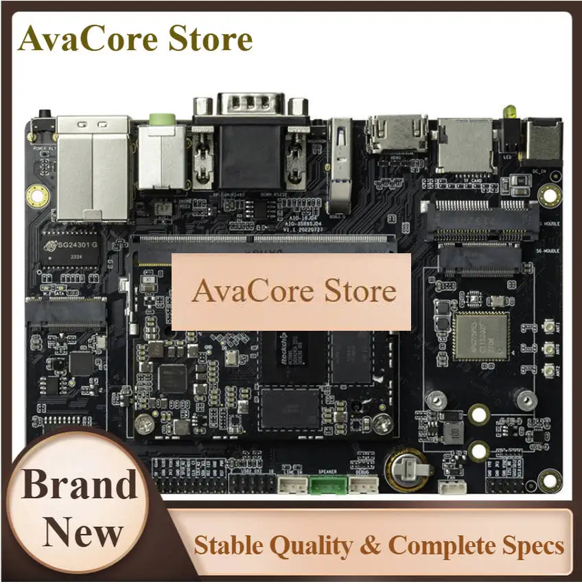 AvaCoreAIO-3588SJD4 8-Core 8K AI Mainboard
