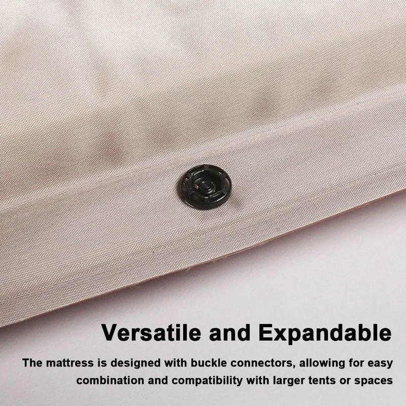 Double Self-inflating Camping Mat with Pillow, Waterproof 190T Polyest