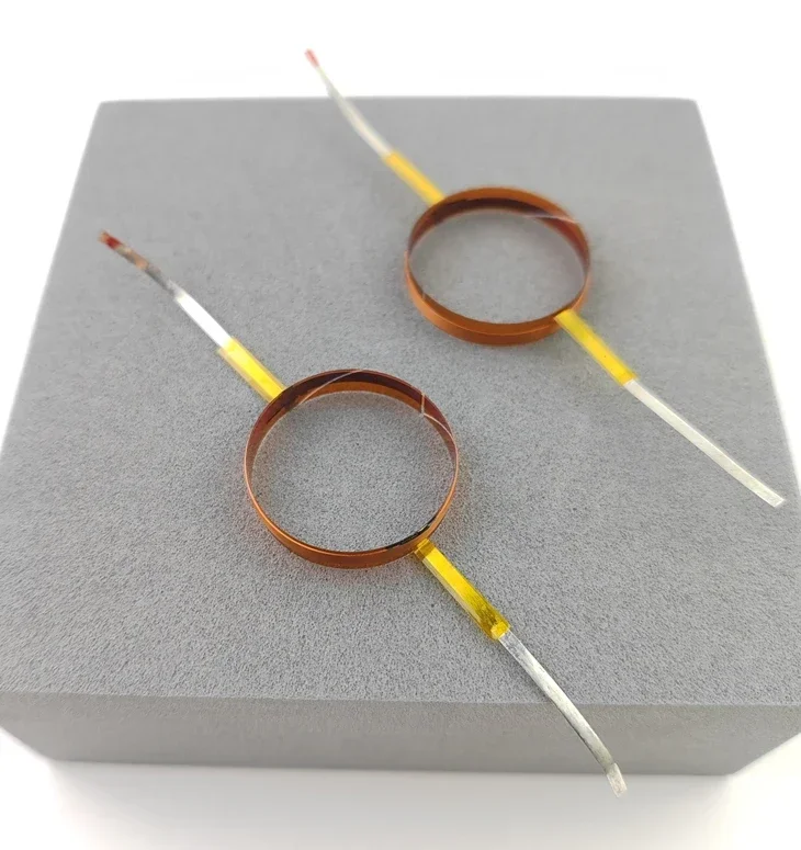 2pcs Core Aluminum Flat Wire Tweeter Voice Coil 25.5mm Suitable For Tweeter Speaker Repair