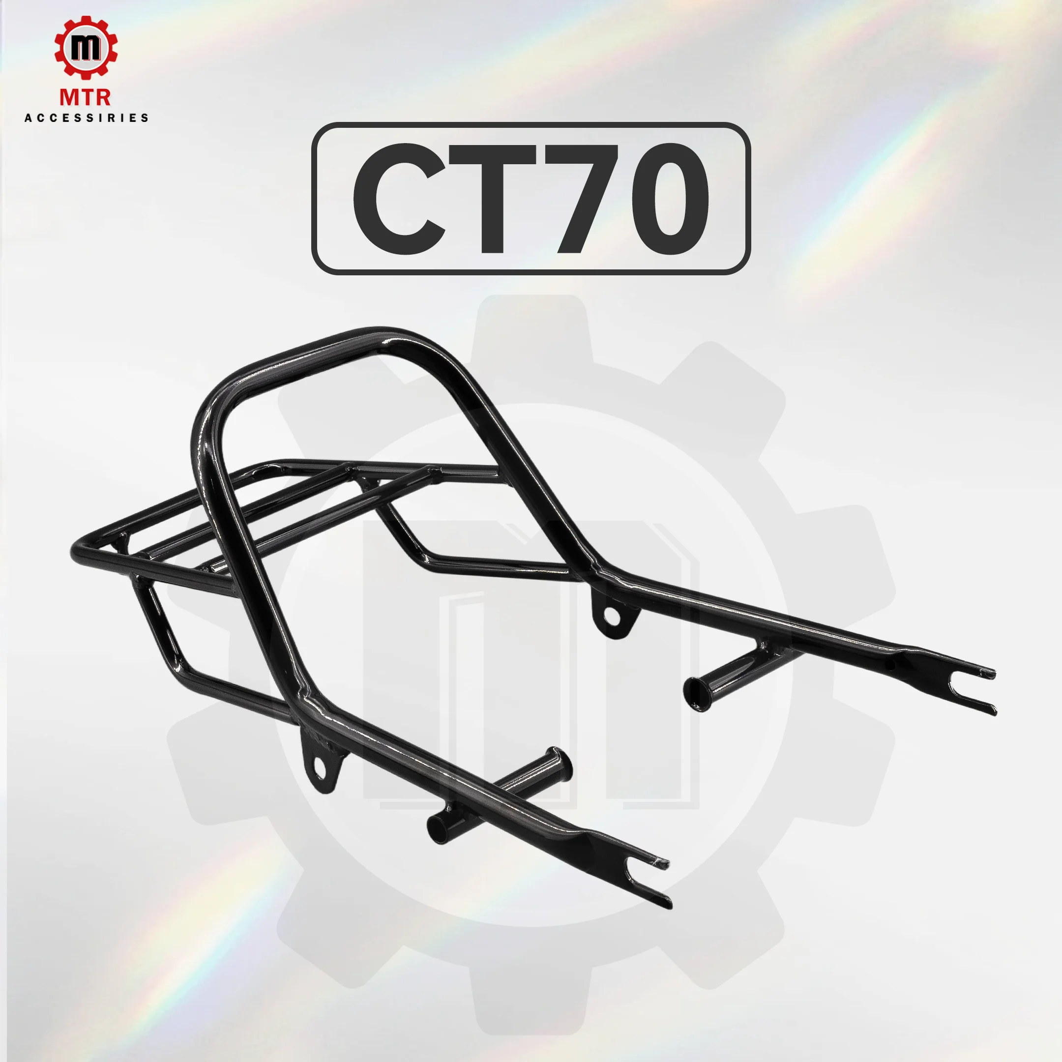 Portaequipajes Trasero CT70, Portaequipajes Trasero DAX de Acero Negro, Piezas DAX CT70, Accesorios para Motor para HONDA DAX ST70 CT70