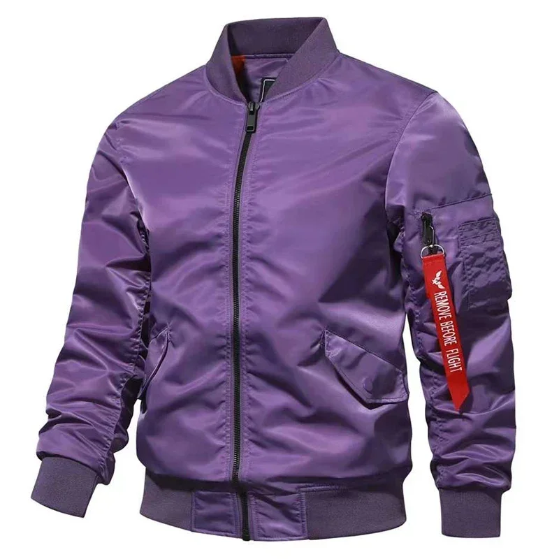 Bomber Jacket Men Winter Autumn College Camouflage Jackets Men Motorcycle Coat Windproof Army Pilot Military Jacket Streetwear