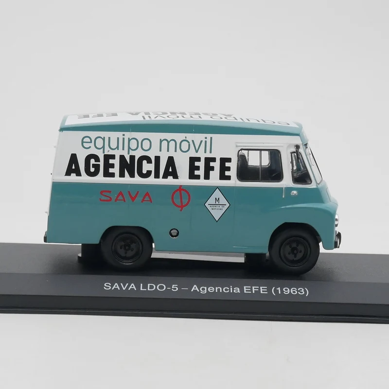 Ixo 1:43 SAVA LDO-5 Agencia EFE 1963 Diecast Car Metal Toy Vehicle Models