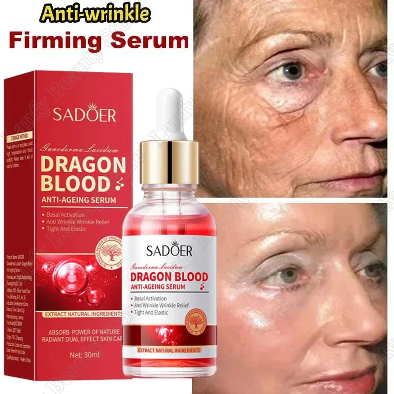 Dragon Blood Serum Placenta Rejuvenation Moisturizing Smooth Facial Firming Essence Improve Roughness Korean Skin Care Products