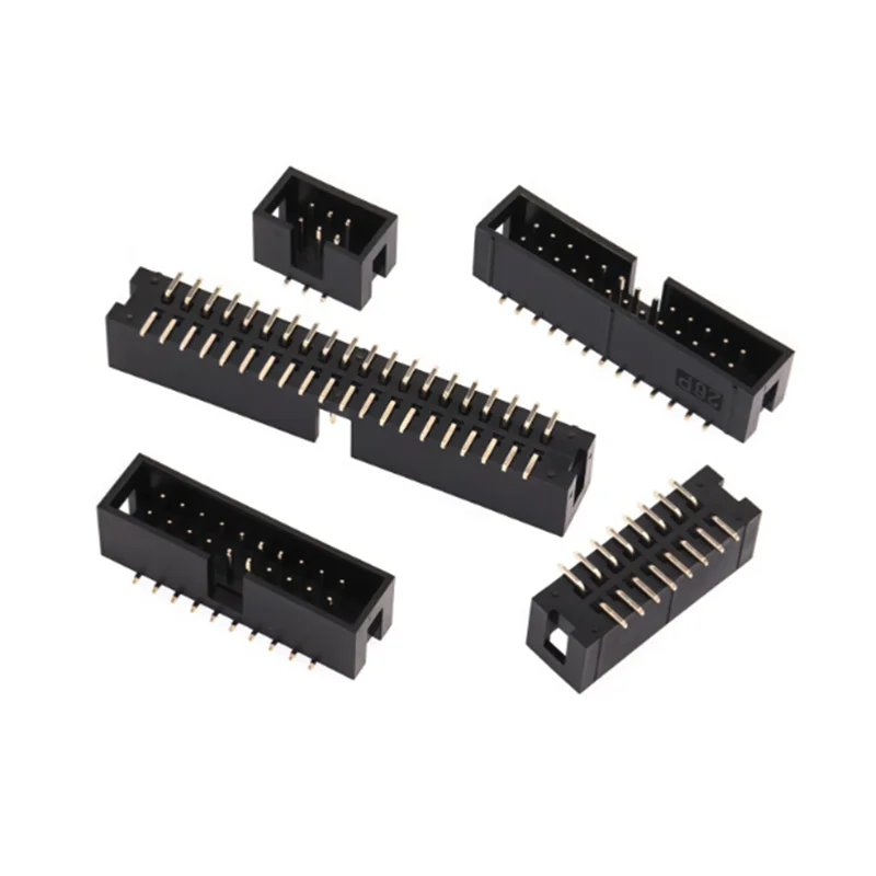 10pcs 2.54mm Pitch SMT DC3 Male Connector 6 8 10 12 14 16 20 24 26 30 34 40 Pin Box Header IDC Socket 6P 8P 10P 12P 16P 20P 40P