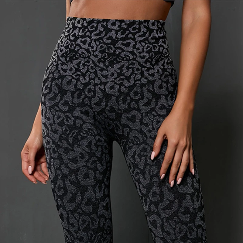Fashion Printed Seamless Leggings Woman Naked Feeling High Waist Gym Workout Leggings Woman Sexy Peach Butt Shapewear Yoga Pants