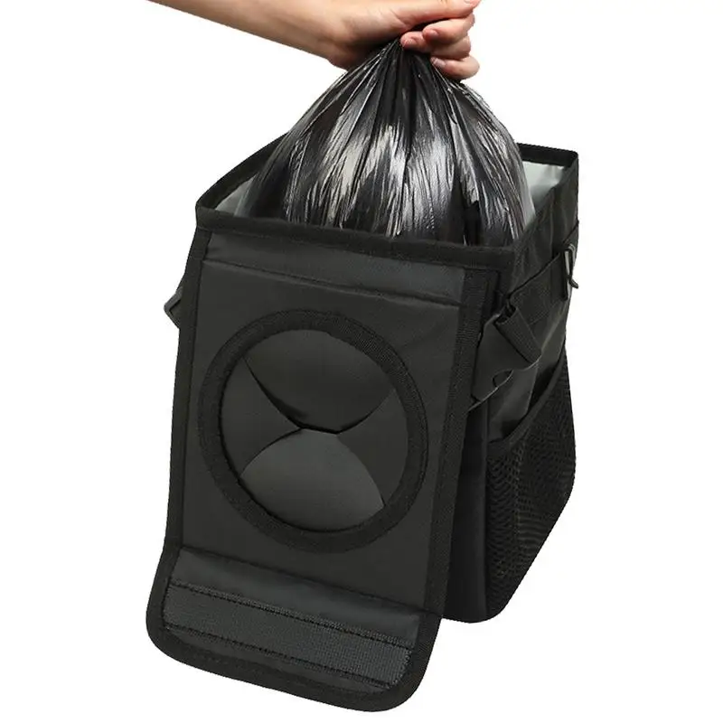 

Car Folding Trash Can Automotive Traveling Garbage Container Can Vehicle Dustbin Organizer Holder Portable Rubbish Bin Storage