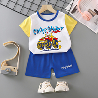 Children's Sets mother Kids Clothes Boys Girl T-shirt Shorts 2PCS Summer Cotton Short sleeve Baby Children Clothing Toddler Suit