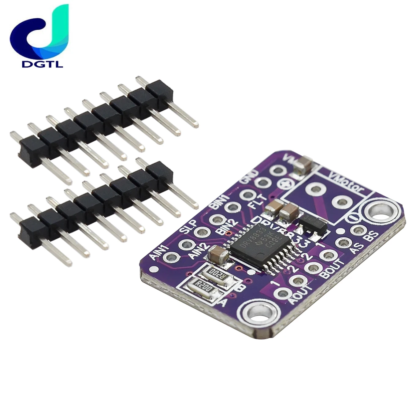 

DRV8833 Driver Module 2 Channel DC Stepping Motor CJMCU-8833 Control Module H-Bridge Driving Board 2.7-10.8V