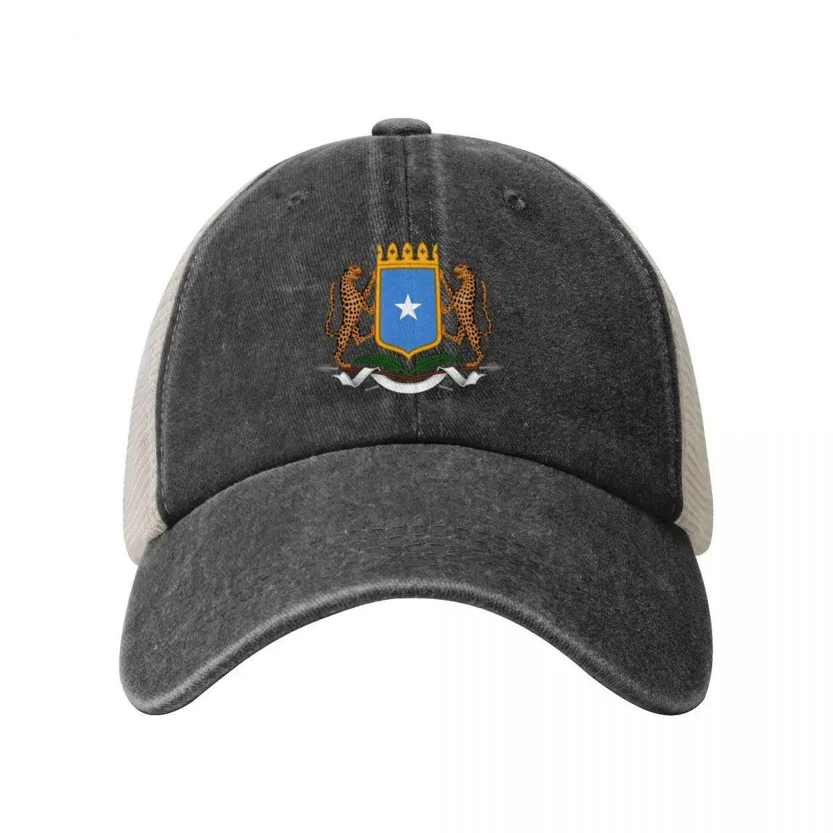 Coat of arms of Somalia Baseball Cap beach hat Bobble Hat Visor Trucker Cap Mens Women's