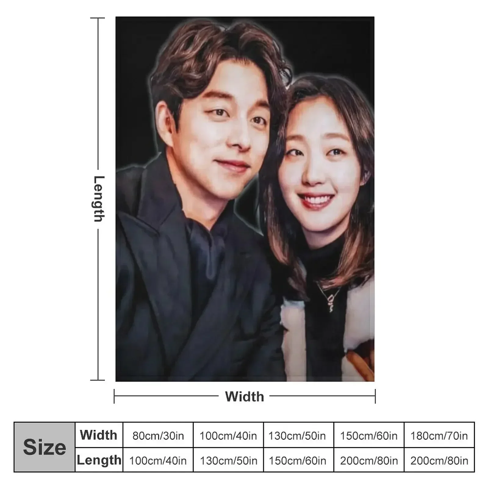 The Goblin and his Bride Throw Blanket Decorative Beds warm for winter for babies bed plaid blankets and throws Quilt Blankets