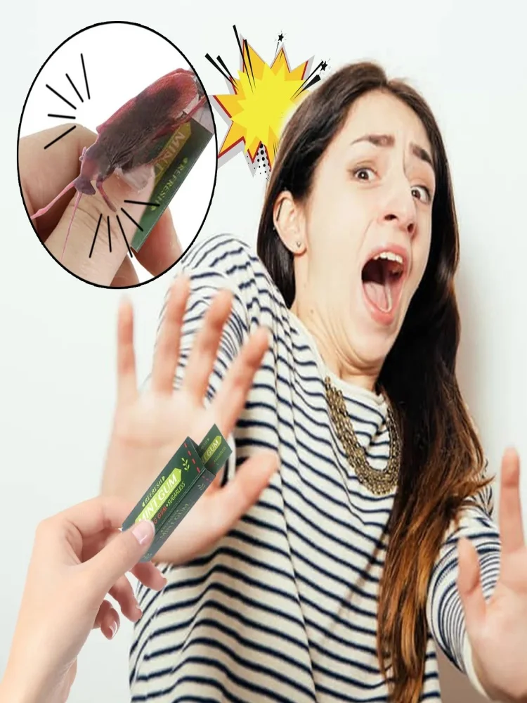 Jouet de farce choquant, cafard à mâcher, tête de traction, jouets pour enfants, jouet de farces choquant, gomme à mâcher