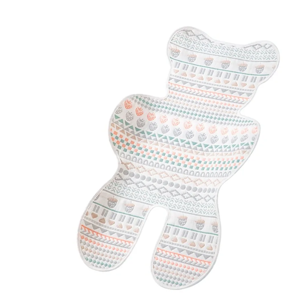 

Washable Soft Baby Stroller Cooling Pad Cute Breathable Pushchair Car Mat Pram Cushion Car Seat Trolley Mat High Chair Trolley