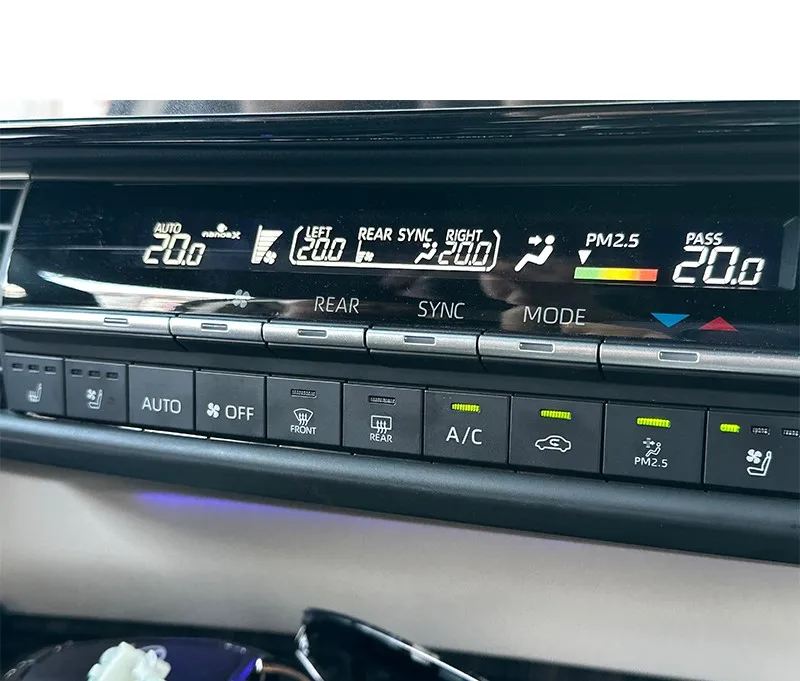 

For Toyota 2021-2025 Sienna Front Air conditioning adjustment panel Air conditioning adjustment buttons Non-destructive install