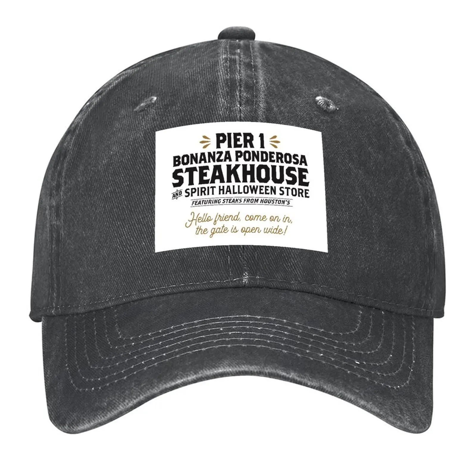 

Pier 1 Bonanza Ponderosa Steakhouse & Spirit Halloween Store etc. Baseball Cap Horse Hat fun hats For Women 2025 Men's