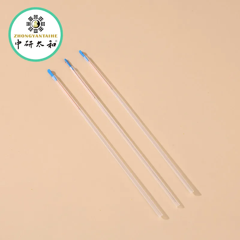 ZHONGYAN TAIHE Medical Large-size Disposable Acupuncture Needles with Tube Ring Handle Needle Massage Beauty Pain Relief