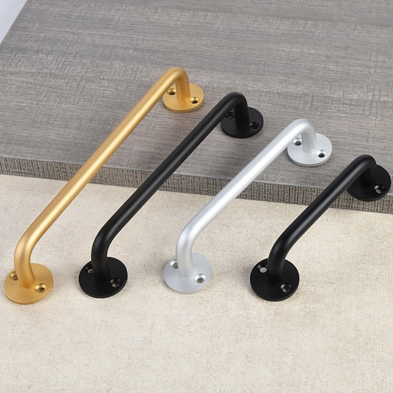 No-Drill Surface-Mounted Door Handles Wooden Iron Sliding Cabinet Barn Windows Passage Doors Multi-Purpose Hardware Installation