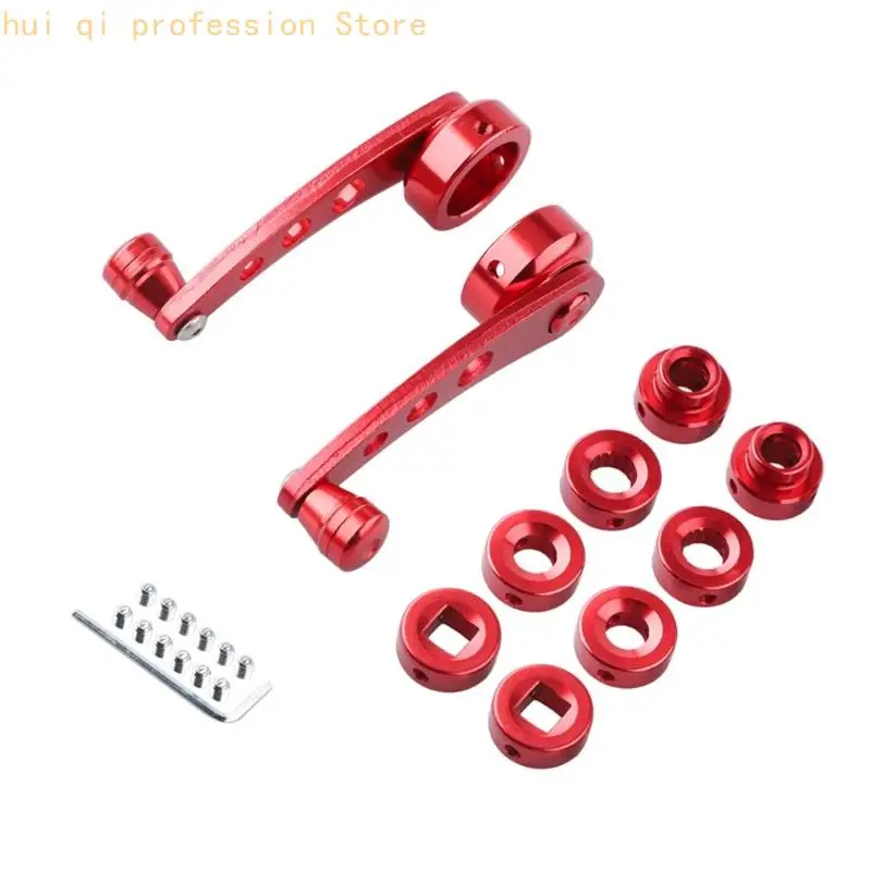 Manueller Ersatz-Fenstergriffsatz, Fahrzeugkurbel aus Aluminium für die Reparatur und Restaurierung von Innenfenstermechanismen – Detail 5