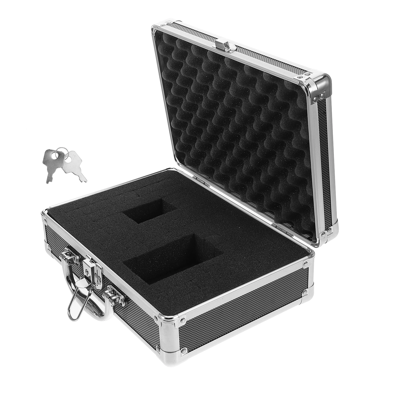 

Aluminum Alloy Toolbox Multifunctional Tool Case Large Capacity Portable Storage Box Handheld DIY Tools Container Hardware