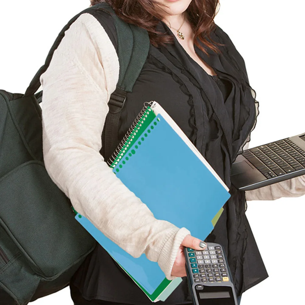 

10 комплектов индексных разделителей, пластиковые яркие цветные вкладки для отрывного листа, блокнот, маркеры страниц, офисные принадлежности