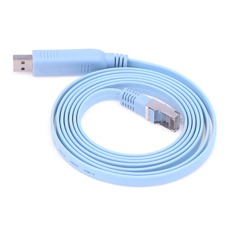 Console Adapter Cable Cord for Routers, USB To RS232 Serial to RJ45 CAT5, 1.8m, New