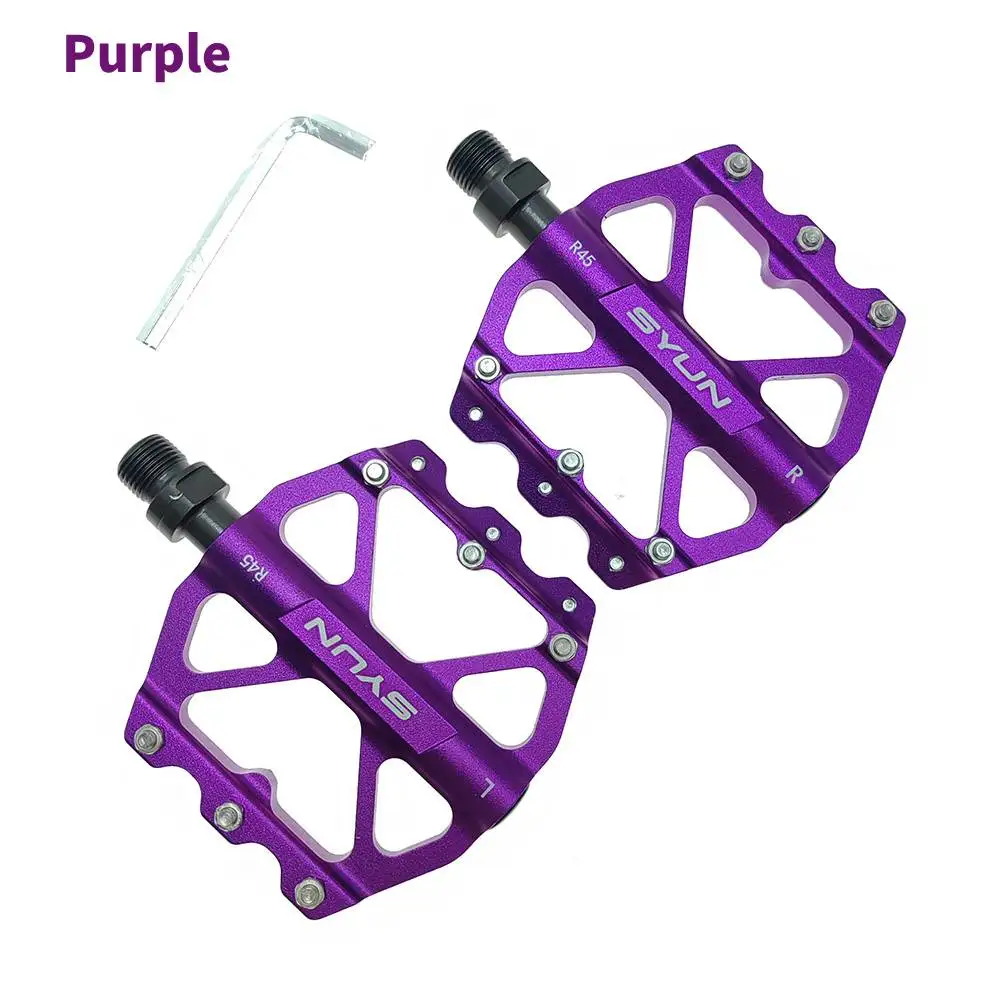 SYUN Colors Bicycle pedal ultra light 3 sealed bearings 9/16 aluminum alloy mountain bike pedals MTB road bike Parts accessories - Image 4