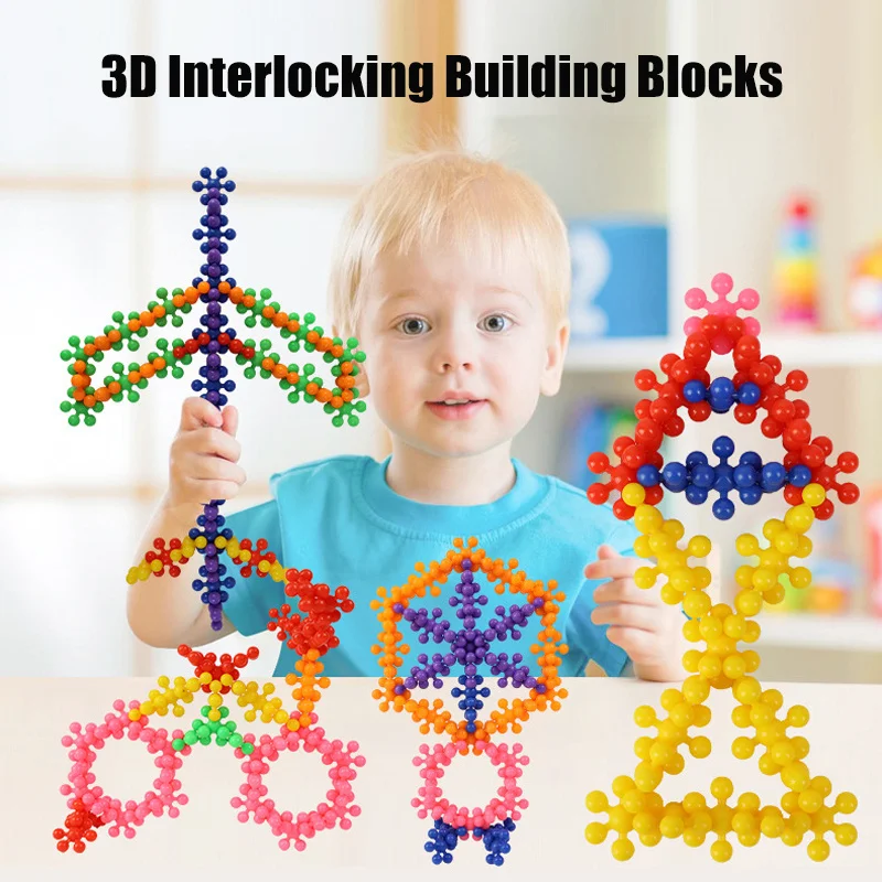 

Classic Building Blocks 3D Clip Connect Interlocking Solid Plastic Plum Constructor Blocks For Boys Girls Early Educational Toy