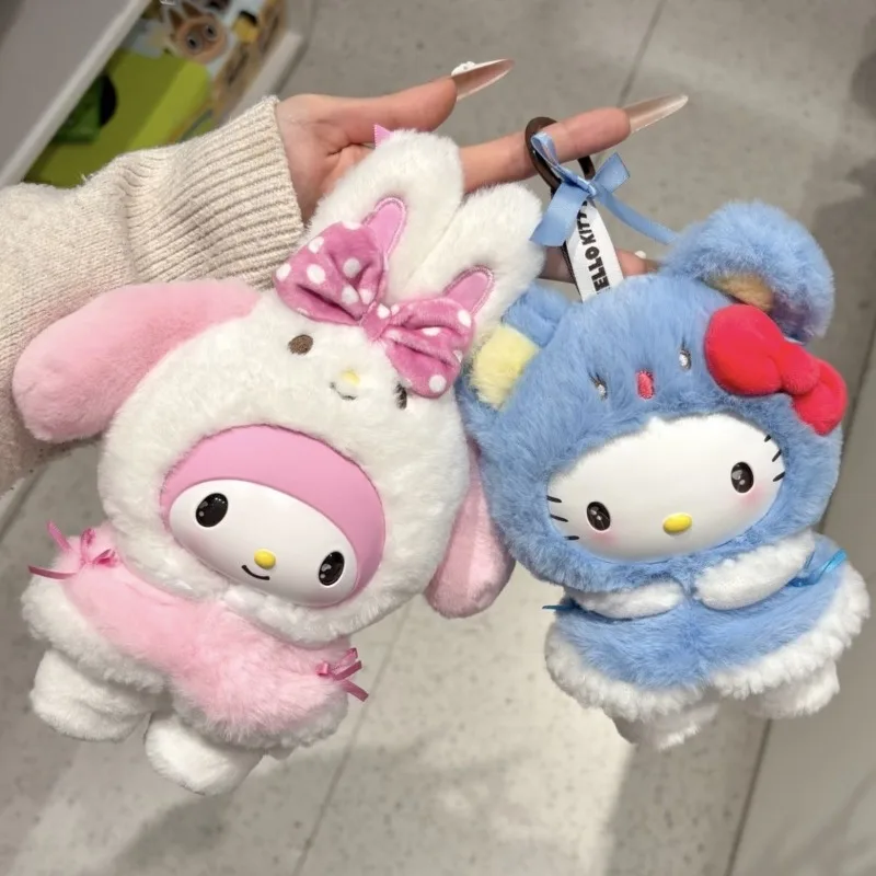 حقيقي Miniso سانريو ليتل كيب سلسلة الفينيل أفخم قلادة صندوق أعمى العصرية اللعب صندوق غامض هدية الكريسماس سطح المكتب حلية