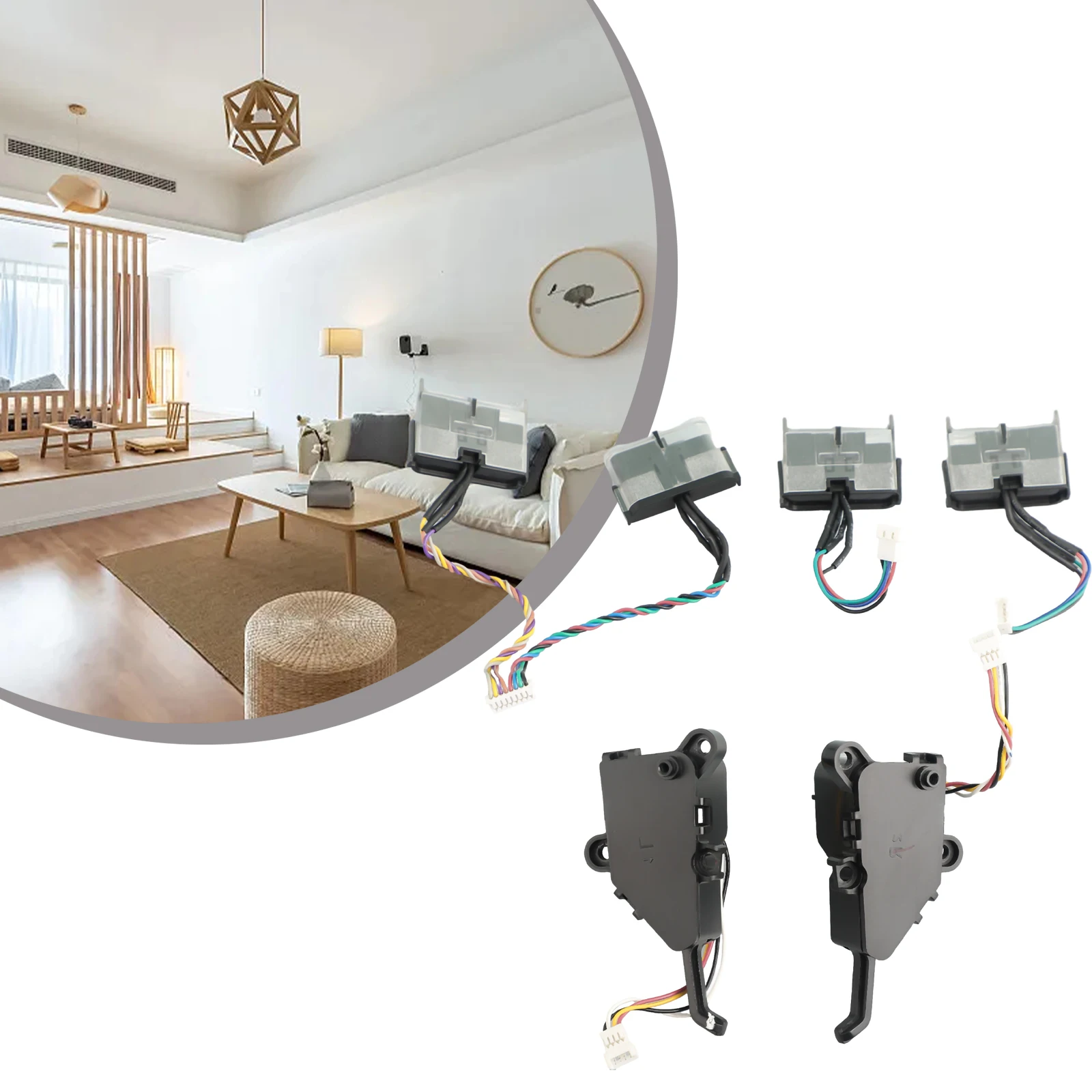 Easy To Install Collision Sensor Exquisite And Delicate Package Contents Sweeping And Dragging Household Cleaning Tools
