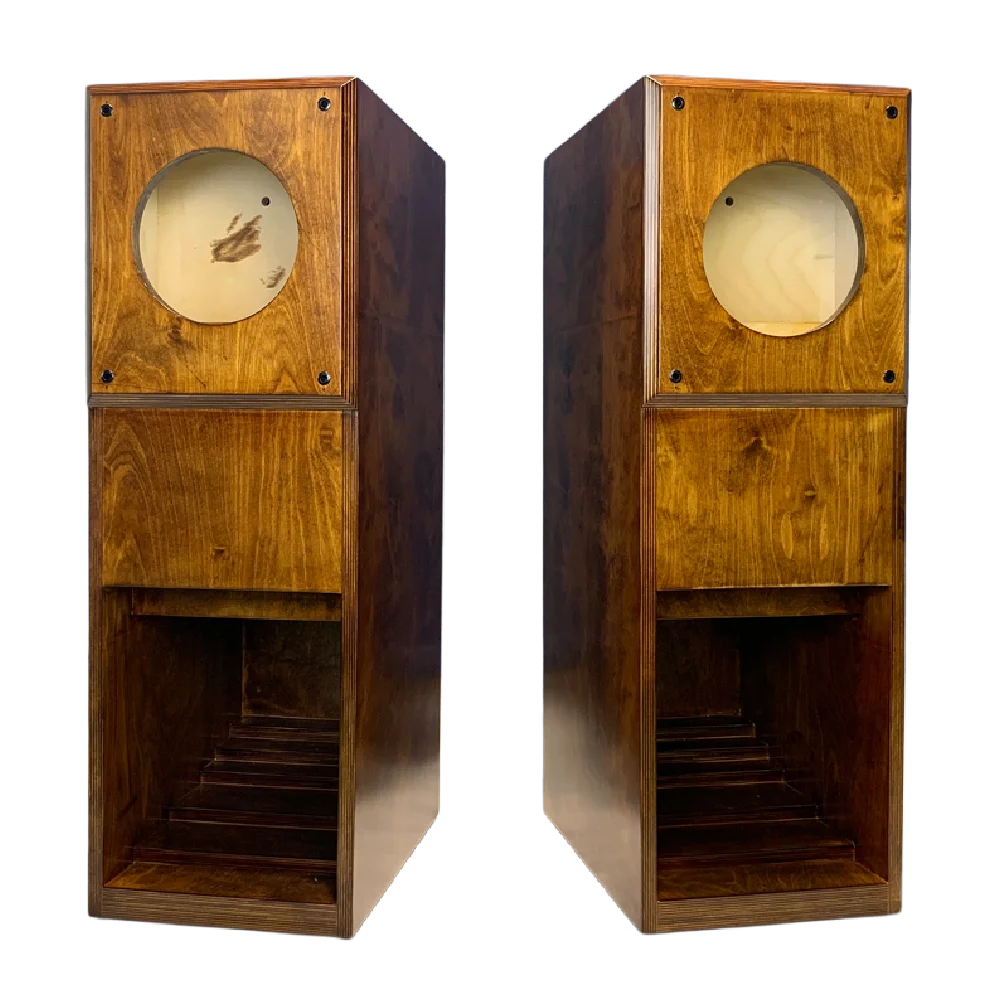 Craftsmen Customized One Pair 8 Inch Full-Range Birch Plywood Empty Cabinet Box DIY HiFi Fe208ns Speaker Shell