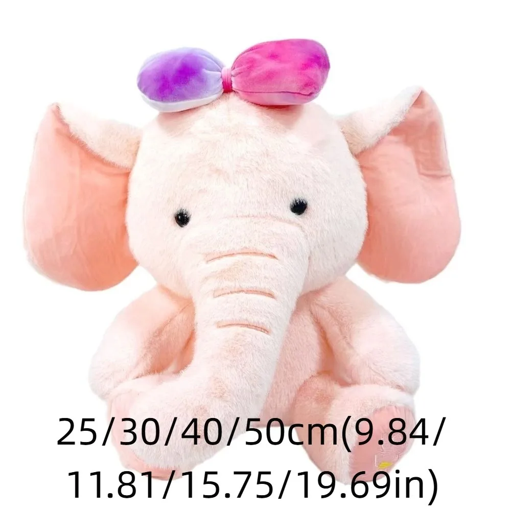 Lange Neus Olifant Pluche Pop Plushie Zachte Kawaii Dier Knuffels Grijs Creatieve Cartoon Olifant Knuffels Home Decor
