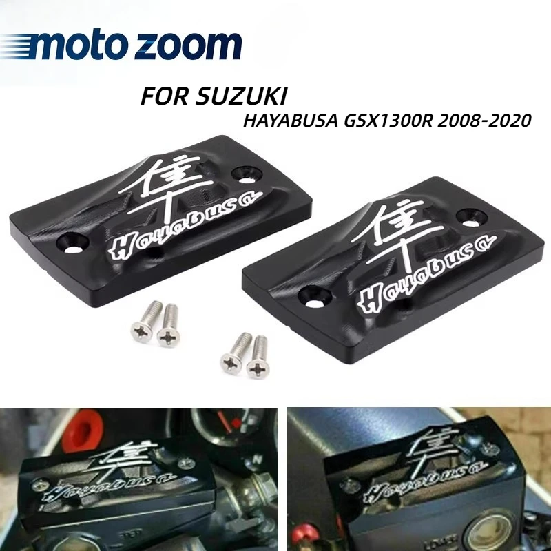 

For SUZUKI HAYABUSA GSX1300R GSX 1300R 2008-2020 Motorcycle Front Brake Reservoir caps Tank Filler Engine Oil Filler cover