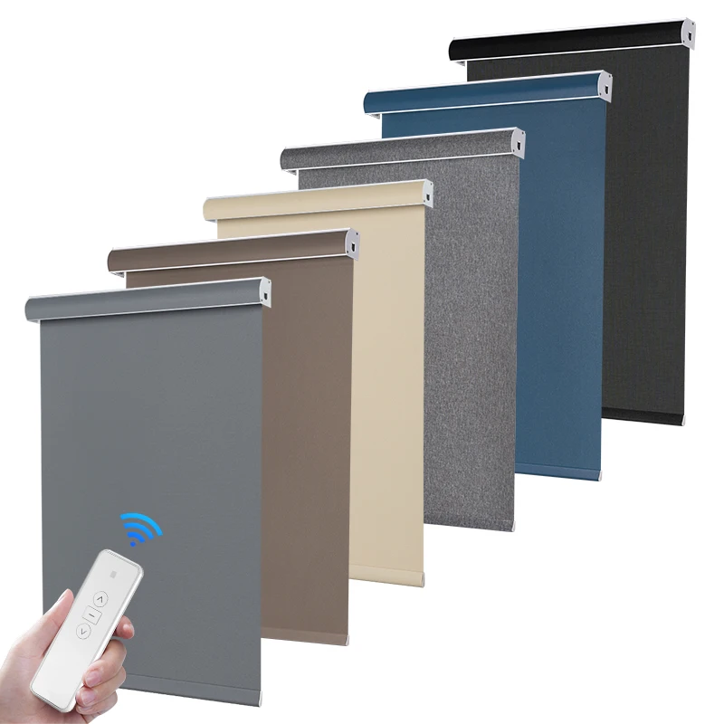 Custom-made Sunroad  Smart Roller Window Shades WiFi Motorized Blackout Shades