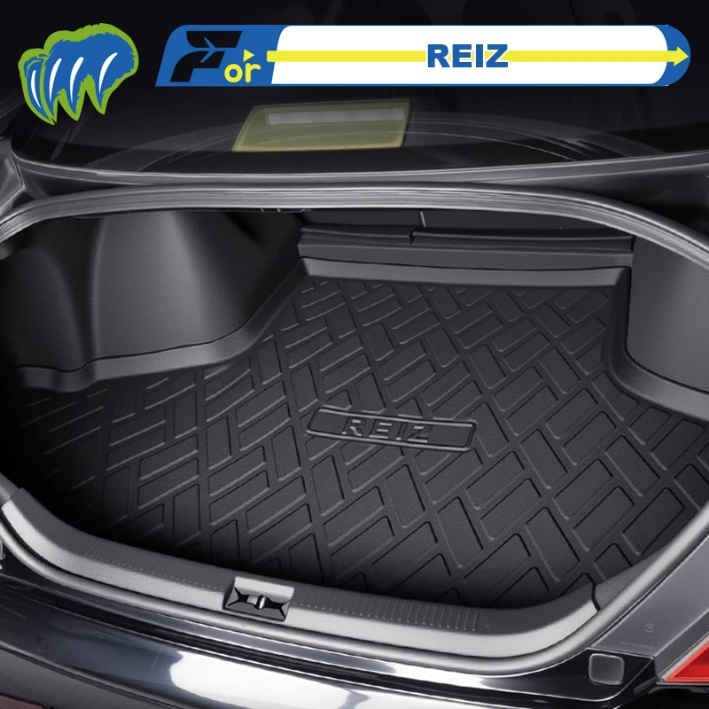 

Для Toyota REIZ 2006-2018 индивидуальный коврик для багажника автомобиля из ТПЭ, коврик для багажника, 3D-образный лазерный измерительный коврик для багажника, защитный коврик для заднего багажника