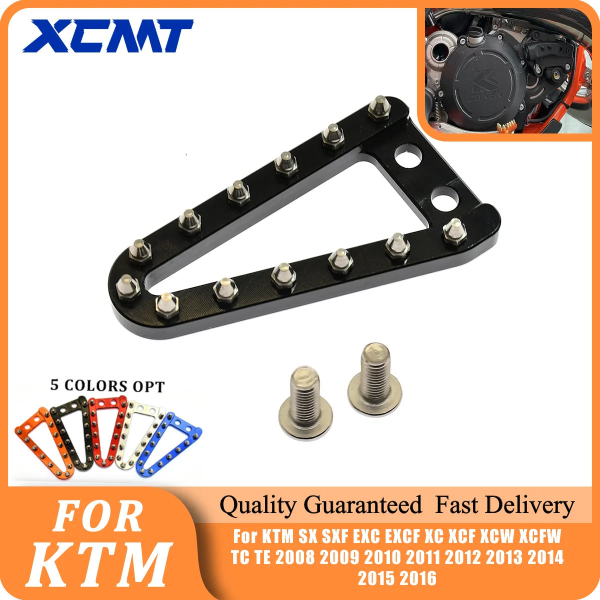 

68mm Extra Long Rear Brake Pedal Lever Step Plate Tip For KTM SX SXF XC XCF EXC EXCF For GasGas For Husqvarna FC TC FE TE FX TX