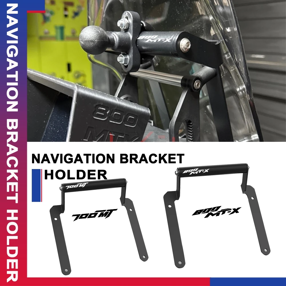 

For CFMOTO 700 MT 700MT 800MT-X 800MTX 2024 - 2027 2026 Ibex 800 Rally IBEX700 CF700 GPS Navigation Phone Holder Mount Bracket