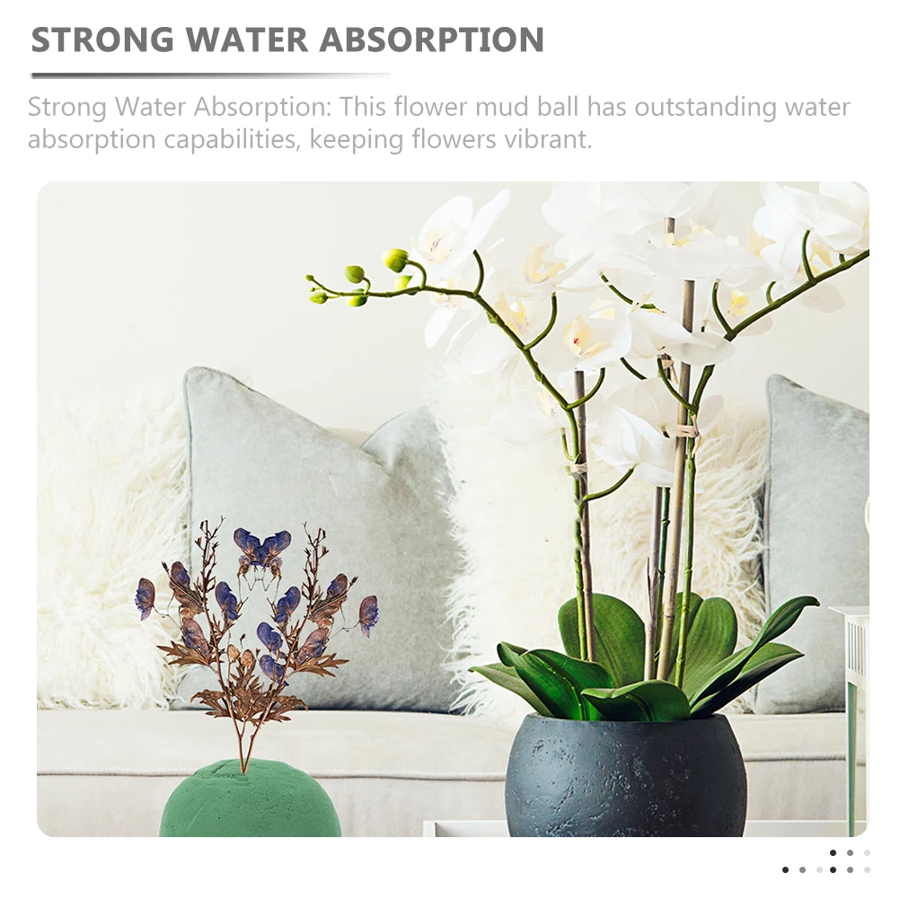 

3 Pcs Flower Mud Florist Foams Wedding Floral Blocks Fresh Flowers Sponge Arranging Arrangement Phenolic Resin Diy Artificial