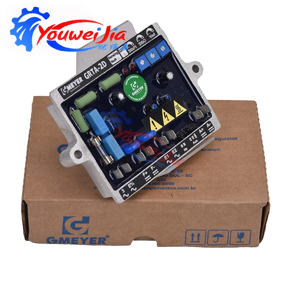Original Korean AVR Voltage Regulator Board for Generator GRTA-2D, Genuine Factory Product