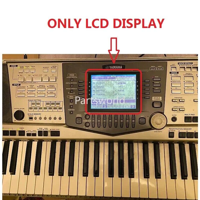 

LCD Fit for Yamaha PSR-A1000 PSR A1000 MUSIC WORKSTATION Display Screen Repair