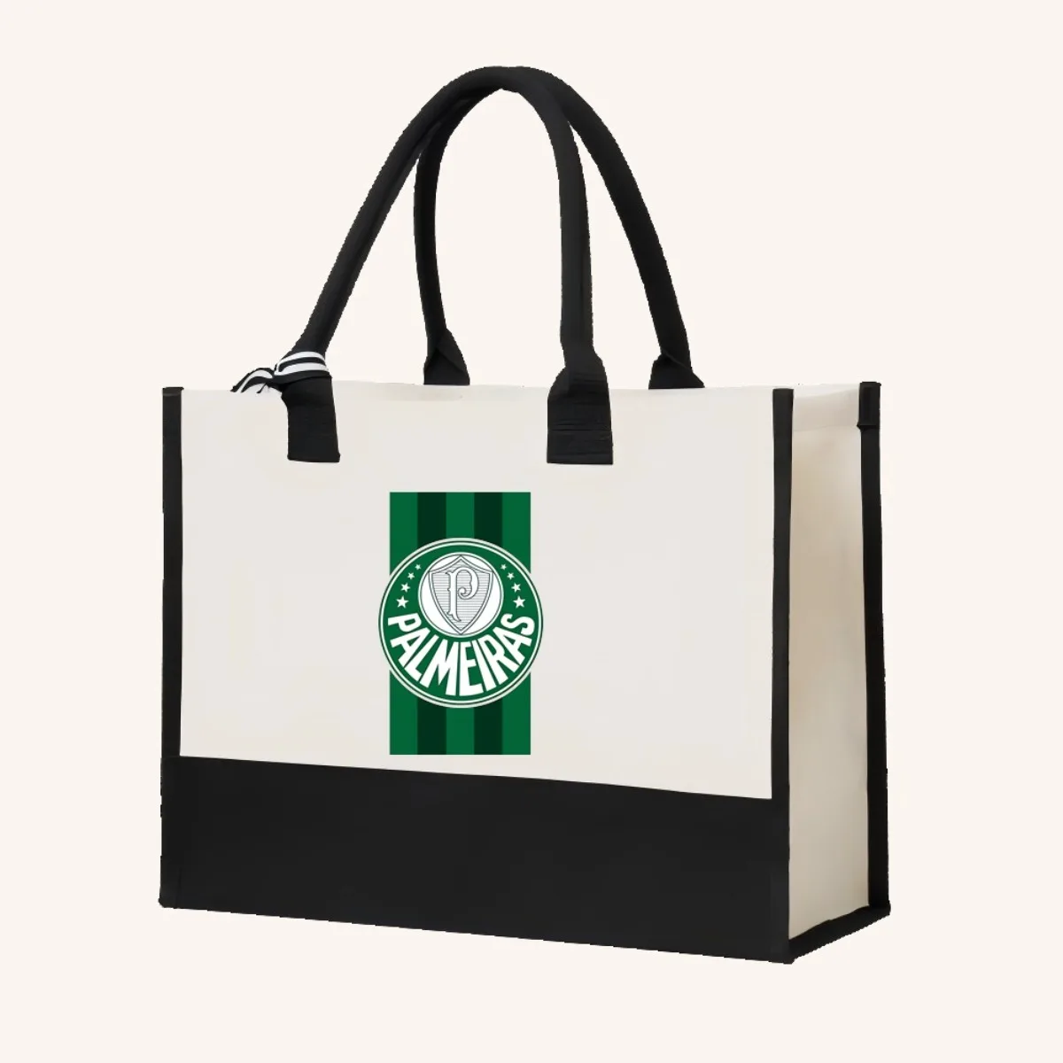 Palmeiras الرسمية 2026 وصول جديد موضة عملية واسعة قابلة لإعادة الاستخدام حمل حقيبة نمط طباعة 2 لهجة الثقيلة الكتف الكبير B #4