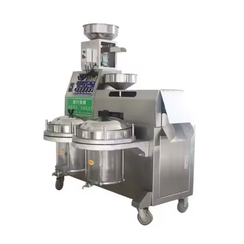 2024 High Quality 20-30kg/H Commercial Peanut Soybean Sesame Coconut Walnut Almond Rapeseed Sunflower Seed Machine Oil Presser