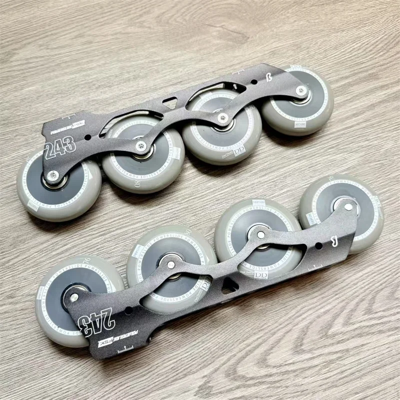 243MM 76mm 80mm Powerslide Beta FSK Roller Skating Base with DD Inline Skating Wheel 165mm Mount Hole Slalom FSK Base PS SEBA