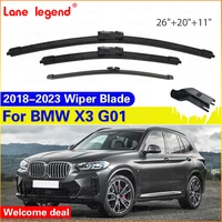 Juego de limpiaparabrisas delantero/trasero para BMW X3 X3M G01 2018 - 2023 accesorios de cepillo de ventana de parabrisas 2019 2020 2021 2022