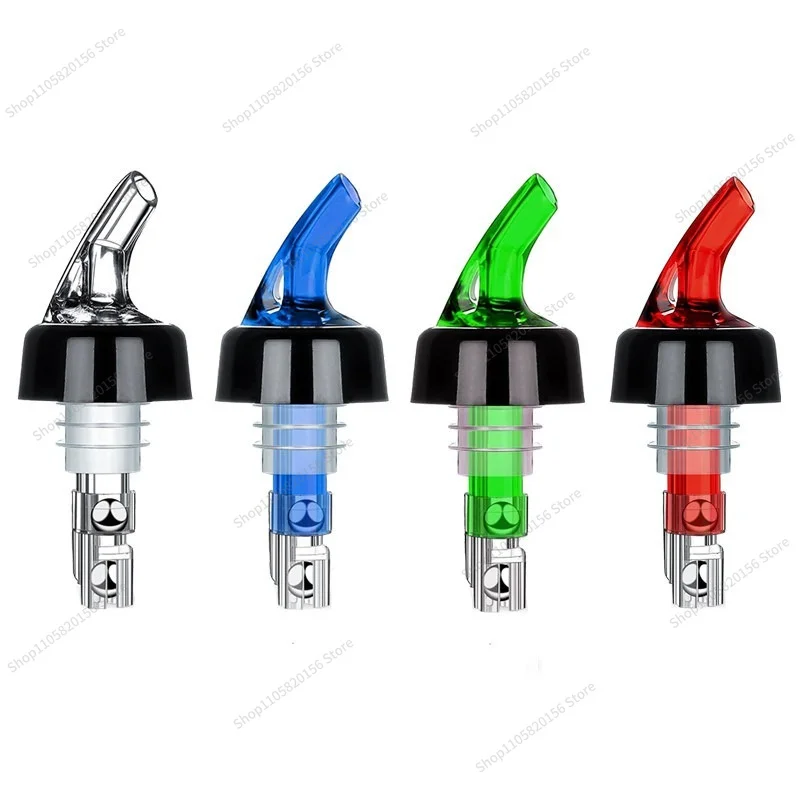 For Bar Bartending Measured Pour Spout Acrylic Plastic Bottle Stopper Steel Ball Liquor Dispenser 30ml 45ml