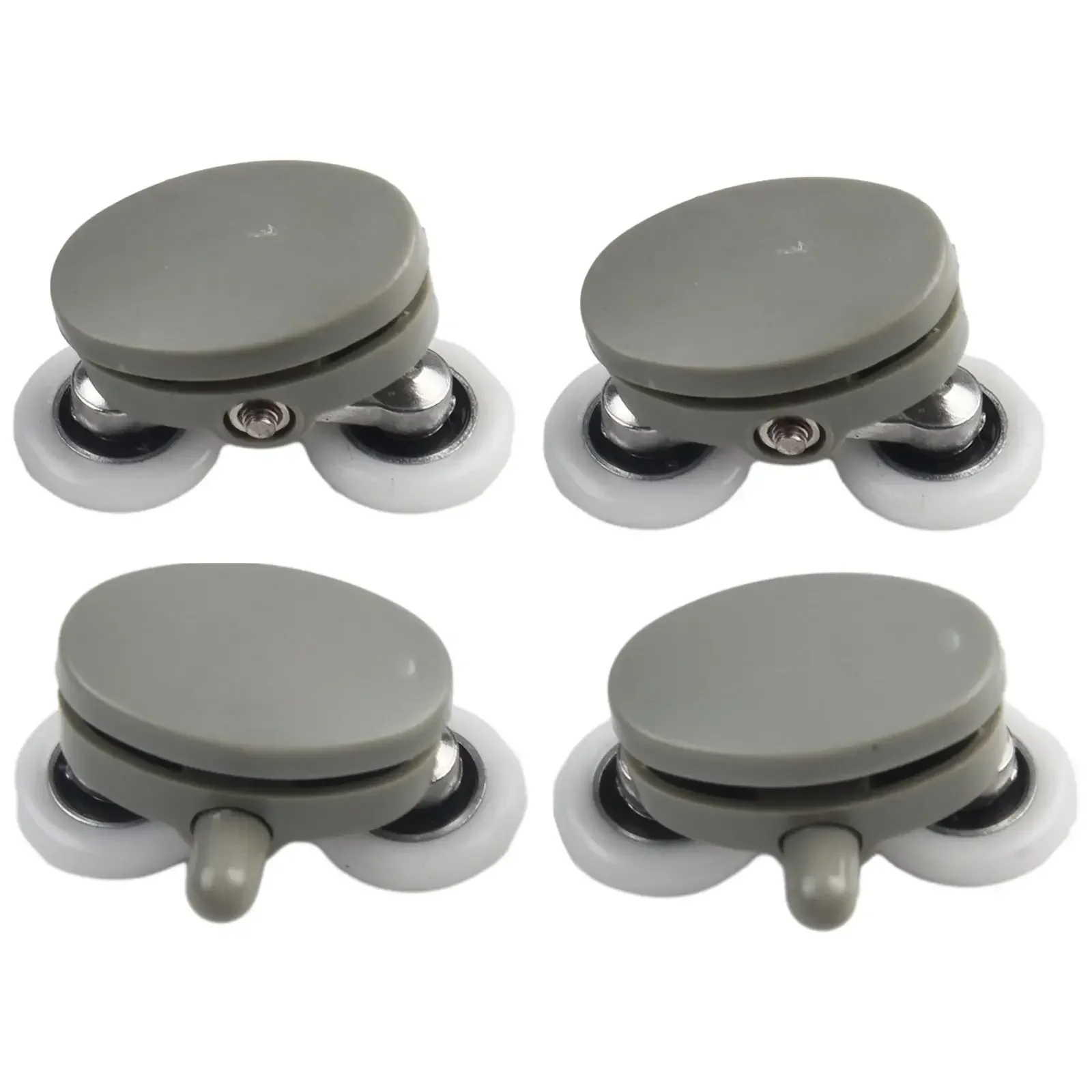 Wheels Top & Bottom Rollers Replace Parts Replacement Runner Set Shower Door 19/23/25/27mm Accessories Adjustable