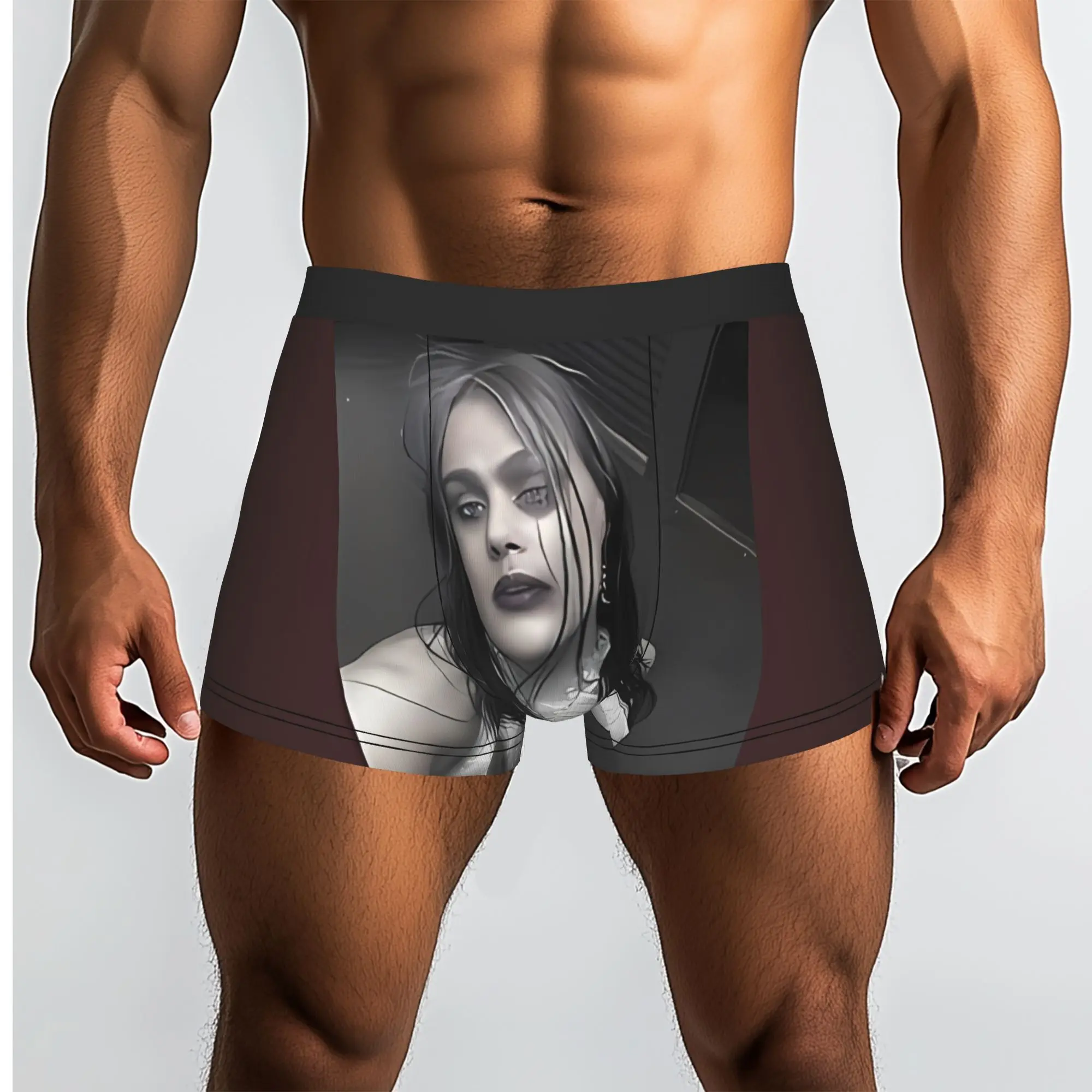 

Трусы Psikopat Style Kim Dracula Bw Kim Dracula, дышащие трусики, мужское нижнее белье, удобные шорты, трусы-боксеры