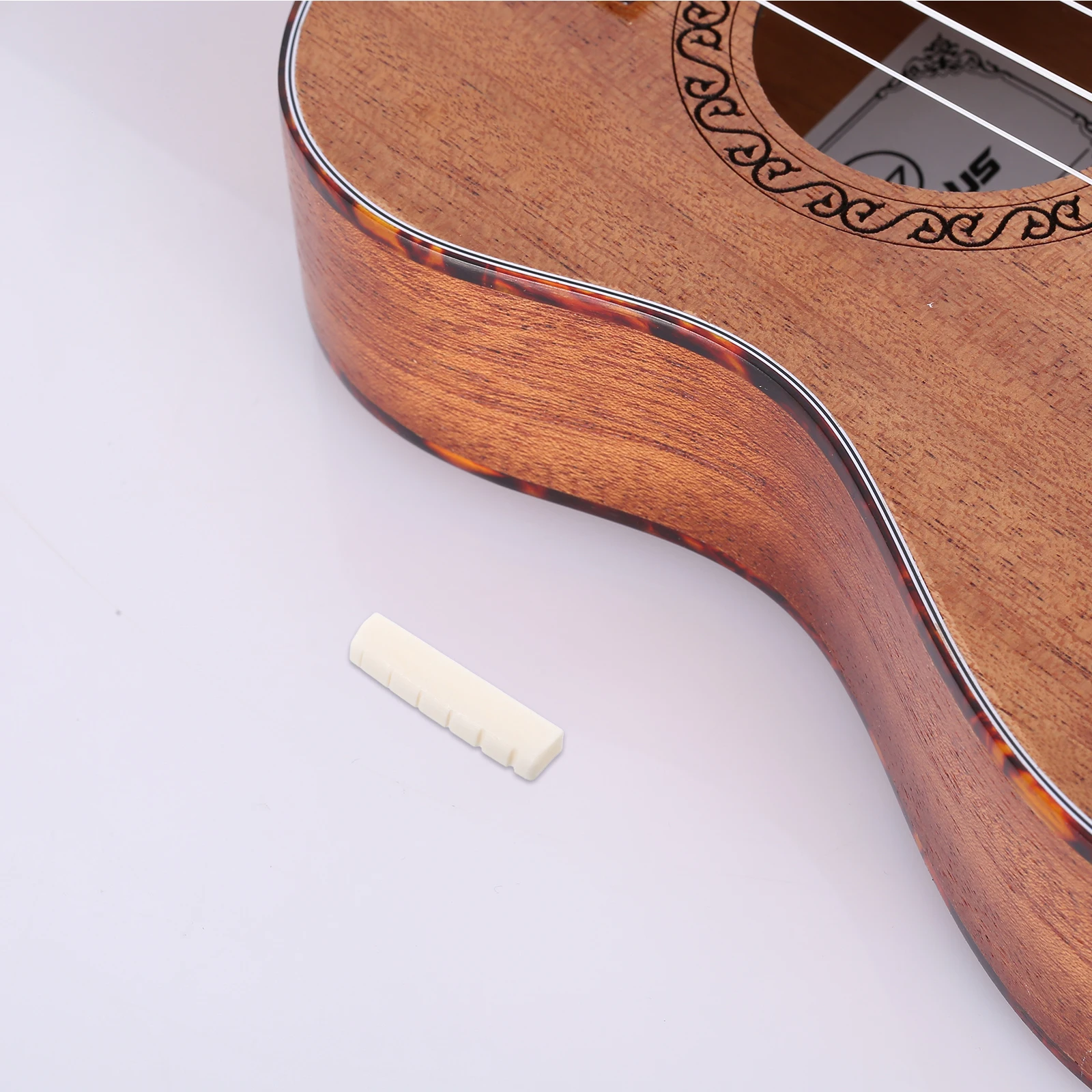 

10 Pairs The Strings Guitar Pillow Accessories Girl Plastic Acoustic Saddle Nut
