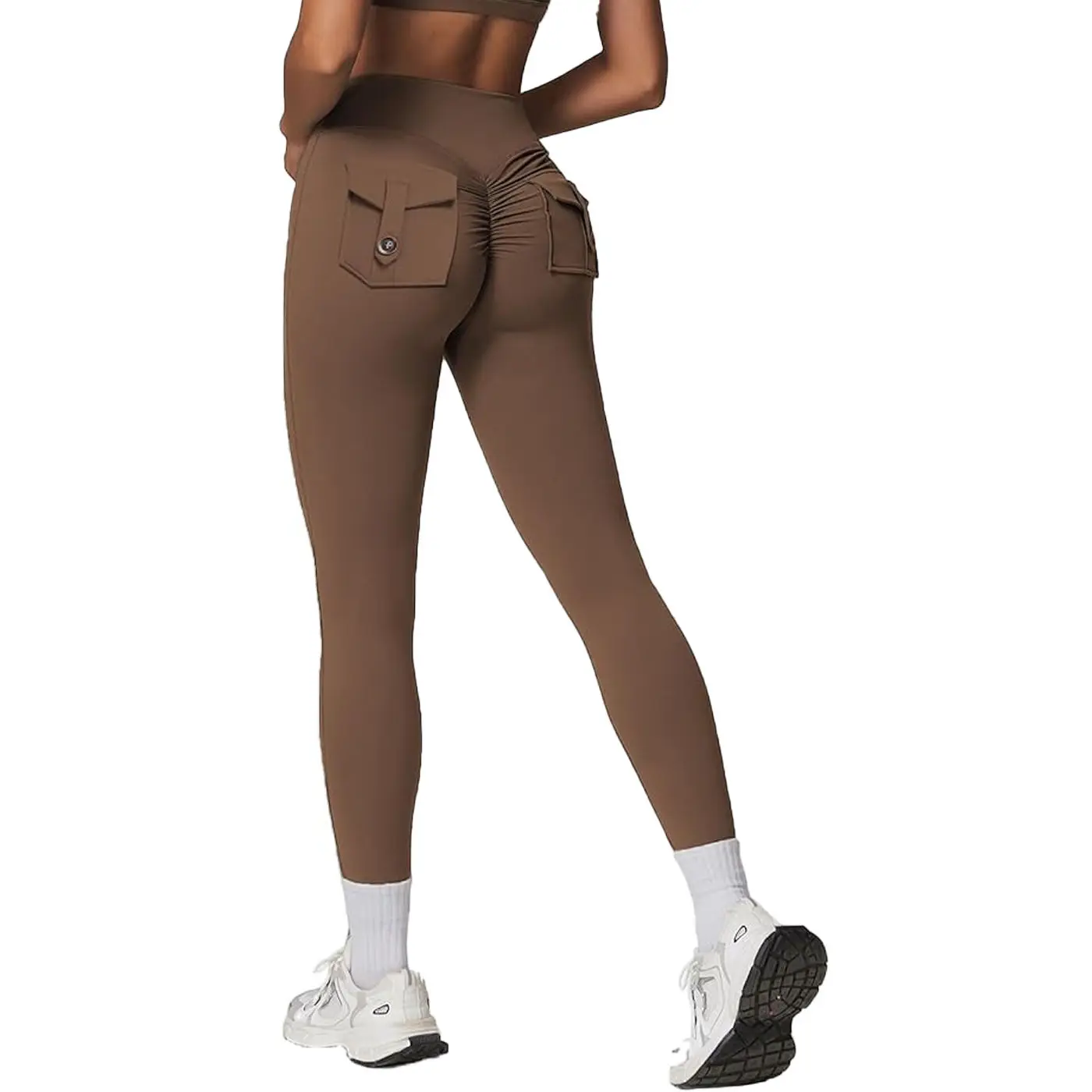 في الهواء الطلق مفتوحة المنشعب الجنس السراويل جيب الرياضة طماق النساء اللياقة البدنية Sweatpants رفع الخوخ الورك السراويل اليوغا البضائع وزرة