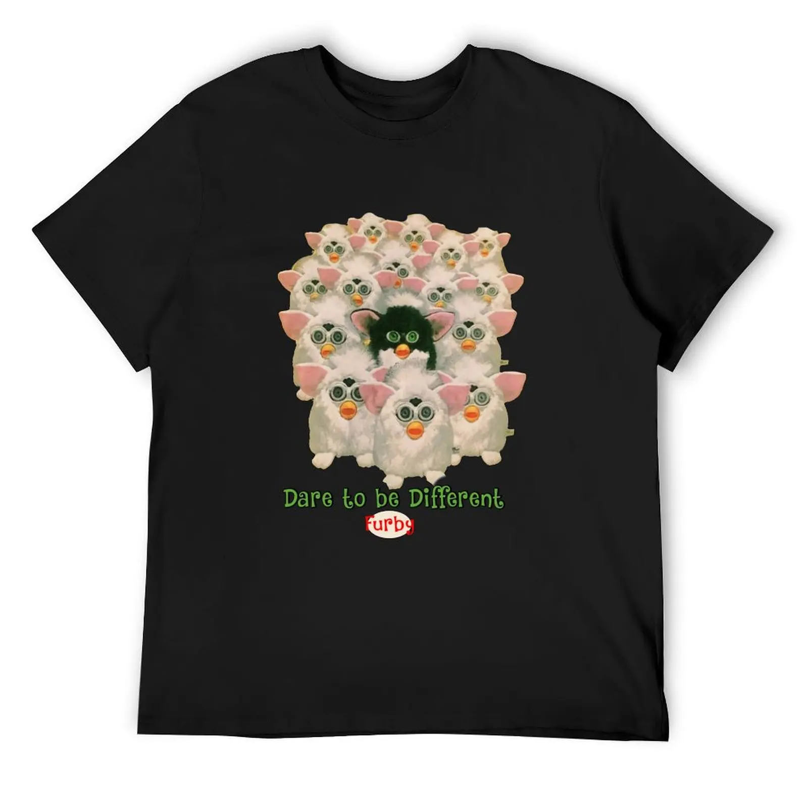1999 Furby Vintage Dare To Be Different Tiger Electronics Classic 90_s + Y2k Pop Culture Craze Robotic Stuffed Animal Pr T-Shirt
